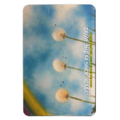 Magnet Flexible Dandelions dans le vent (Vertical)