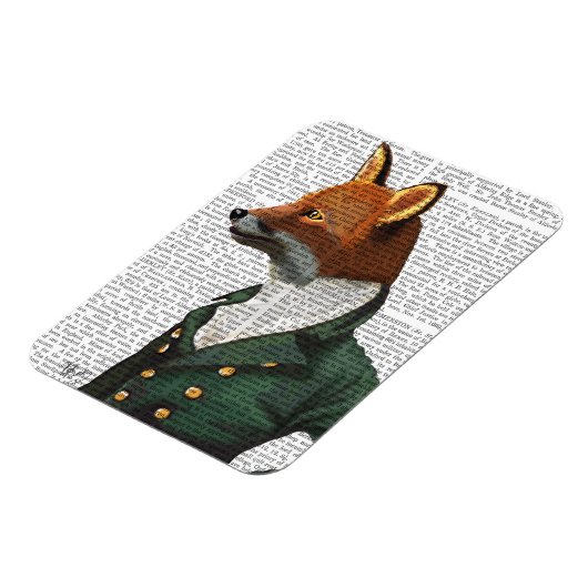 Magnet Flexible Dandy Fox Portrait (Côté Gauche)