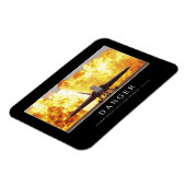 Magnet Flexible Danger : Citation inspirante (Côté Gauche)