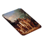 Magnet Flexible Daniel Boone escortant des colons (Côté Droit)