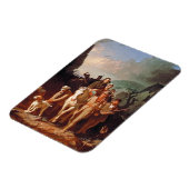 Magnet Flexible Daniel Boone escortant des colons (Côté Gauche)