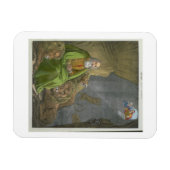 Magnet Flexible Daniel dans le Den des Lions, tiré d'une bible imp (Horizontal)