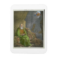 Daniel dans le Den des Lions, tiré d'une bible imp