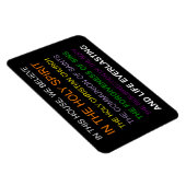 Magnet Flexible Dans cette maison, nous croyons (Côté Droit)