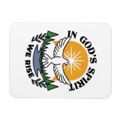 Magnet Flexible Dans l’Esprit de Dieu, nous nous élevons - Foi et  (Horizontal)