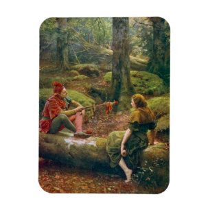 Magnet Flexible Dans la forêt d'Arden, vers 1892 par John Collier