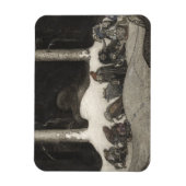 Magnet Flexible Dans la nuit de Noël 1913 par John Bauer (Vertical)