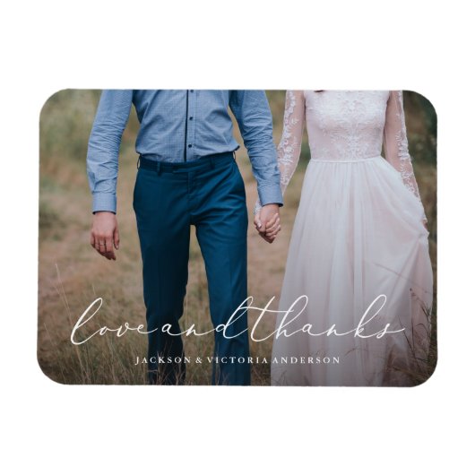 Magnet Flexible Dans l'aimant Merci (Horizontal)