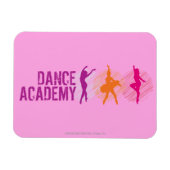 Magnet Flexible Danse Academy Colour Dancers Logo (Horizontal)