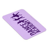 Magnet Flexible Danse Acadmey Danseur Silhouettes Logo (Côté Droit)
