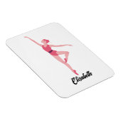 Magnet Flexible Danse ballerine personnalisation (Côté Droit)