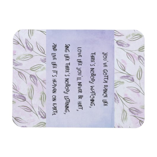 Magnet Flexible Danse comme personne ne regarde (Horizontal)