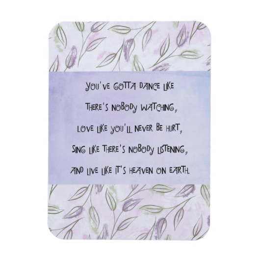 Magnet Flexible Danse comme personne ne regarde (Vertical)