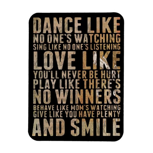 Magnet Flexible Danse comme personne ne regarde (Vertical)