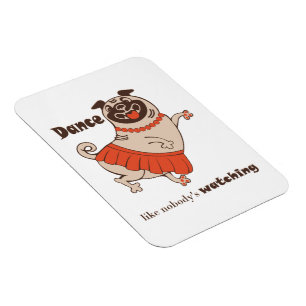 Magnet Flexible Danse comme personne ne regarde Carlin Girl