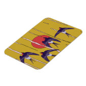 Magnet Flexible Danse des hirondelles (Côté Gauche)