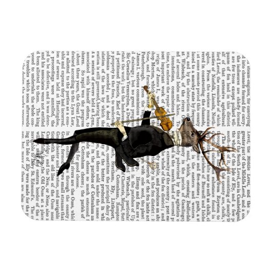 Magnet Flexible Danse du cerf avec violon (Horizontal)