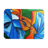 Magnet Flexible Danse en bleu 2008 (Horizontal)