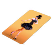 Magnet Flexible Danse Flapper Vintage (Côté Gauche)