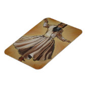 Magnet Flexible Danser Dervish Dynastie ottomane Art (Côté Gauche)