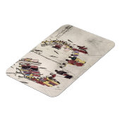 Magnet Flexible Danses de Scalp ou de victoire (encre sur papier) (Côté Gauche)