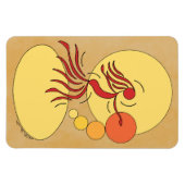Magnet Flexible Danseur Abstrait (Horizontal)