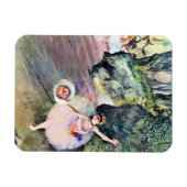 Magnet Flexible Danseur avec un bouquet de fleurs d'Edgar Degas (Horizontal)