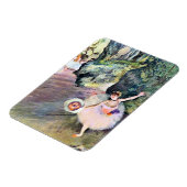 Magnet Flexible Danseur avec un bouquet de fleurs d'Edgar Degas (Côté Gauche)