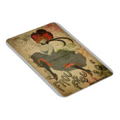 Magnet Flexible Danseur Can-Can Vintage Paris (Côté Droit)