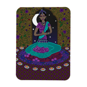 Magnet Flexible Danseur classique indien