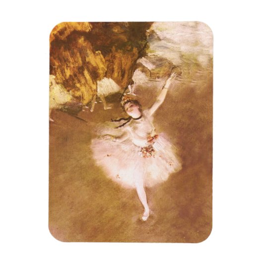 Magnet Flexible Danseur de ballet Diplôme de la peinture étoile (Vertical)