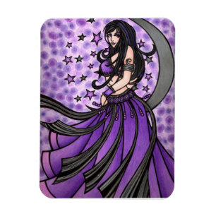 Magnet Flexible Danseur du ventre Violet Moon