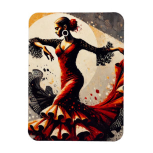Magnet Flexible Danseur flamenco