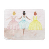 Magnet Flexible Danseurs de ballet de pointe (Horizontal)