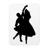 MAGNET FLEXIBLE DANSEURS DE SILHOUETTE (Vertical)