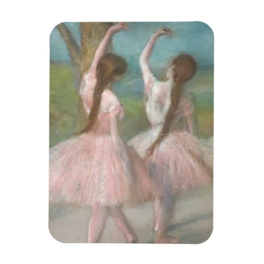 Magnet Flexible Danseurs en Pink Edgar Degas (Vertical)