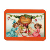Magnet Flexible Danseurs vintages d'Halloween (Horizontal)