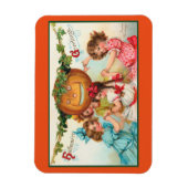 Magnet Flexible Danseurs vintages d'Halloween (Vertical)