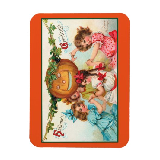 Magnet Flexible Danseurs vintages d'Halloween (Vertical)