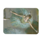 Magnet Flexible Danseuse dans Green Edgar Degas (Horizontal)