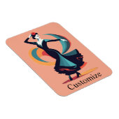 Magnet Flexible Danseuse flamenco Thunder_Cove (Côté Droit)