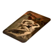 Magnet Flexible Dante et Virgile en enfer (par Bouguereau) (Côté Gauche)