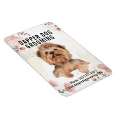 Magnet Flexible Dapper Chien Grooming Business (Côté Droit)