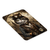 Magnet Flexible Dapper Steampunk Calico Cat (Côté Droit)