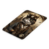 Magnet Flexible Dapper Steampunk Calico Cat (Côté Gauche)