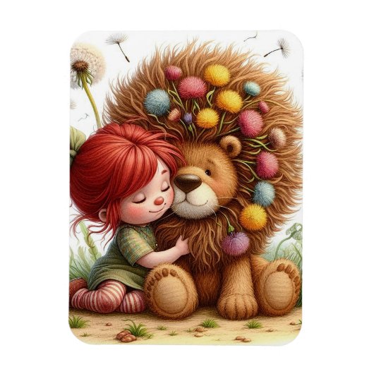 Magnet Flexible Darling Dandelion (Vertical)