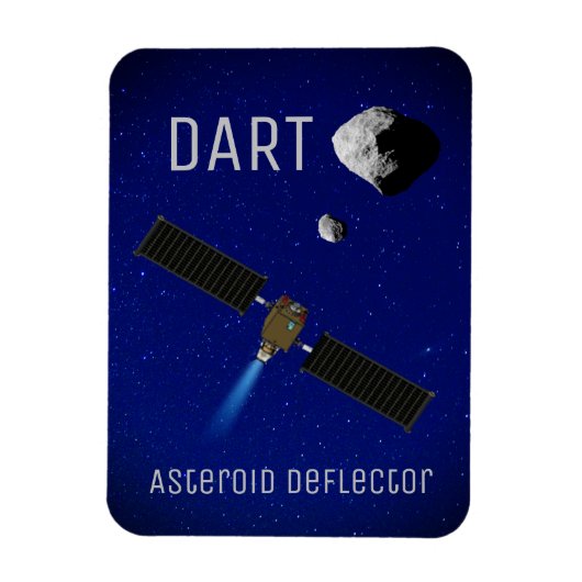 Magnet Flexible DART Astéroïde Déflecteur Spacecraft (Vertical)