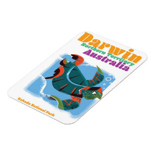 Magnet Flexible Darwin, Territoire du Nord Australie affiche de vo