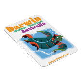 Magnet Flexible Darwin, Territoire du Nord Australie affiche de vo (Côté Droit)