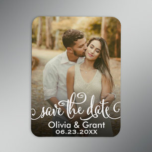 Magnet Flexible Date de sauvegarde de photo de calligraphie
